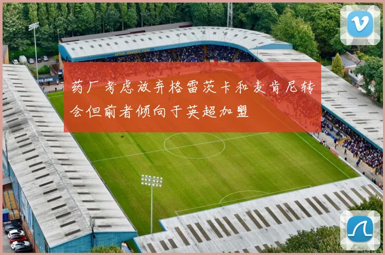 药厂考虑放弃格雷茨卡和麦肯尼转会但前者倾向于英超加盟